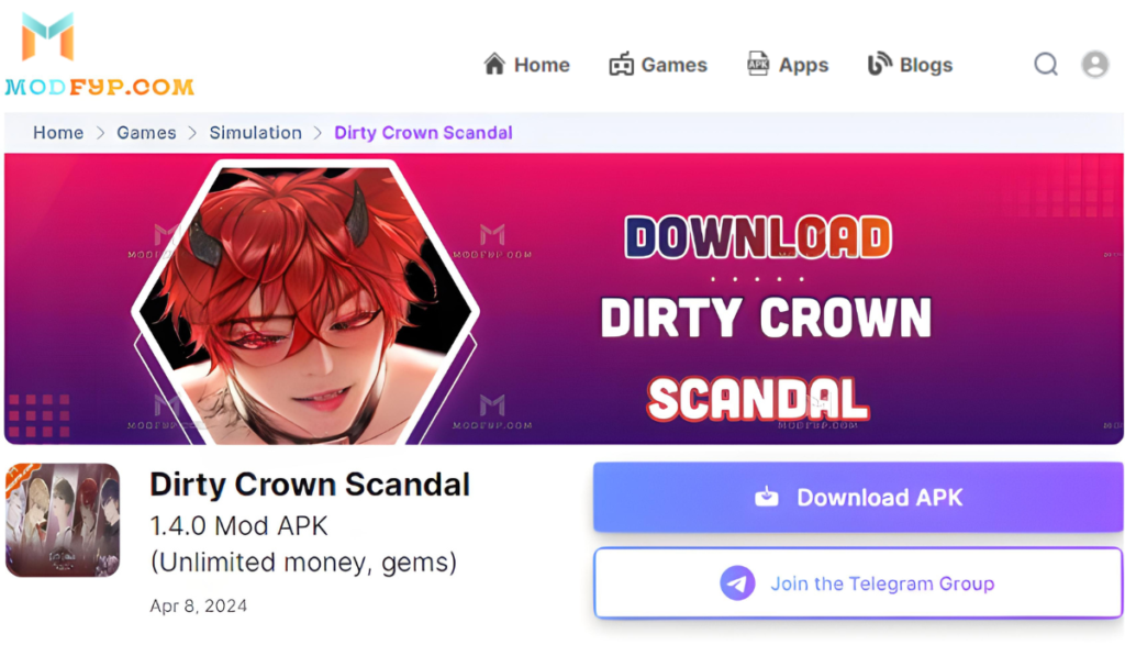 Dirty Crown Scandal Mod