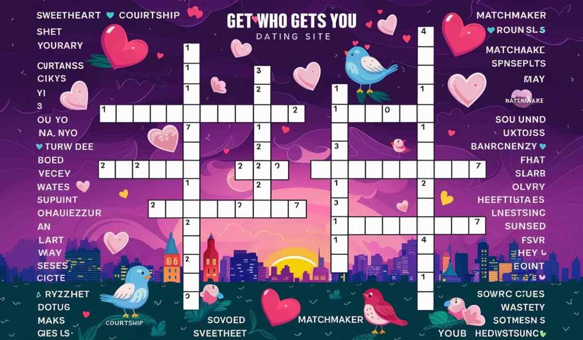 Discover Love Through Puzzles: Get Who Gets You Dating Site Crossword